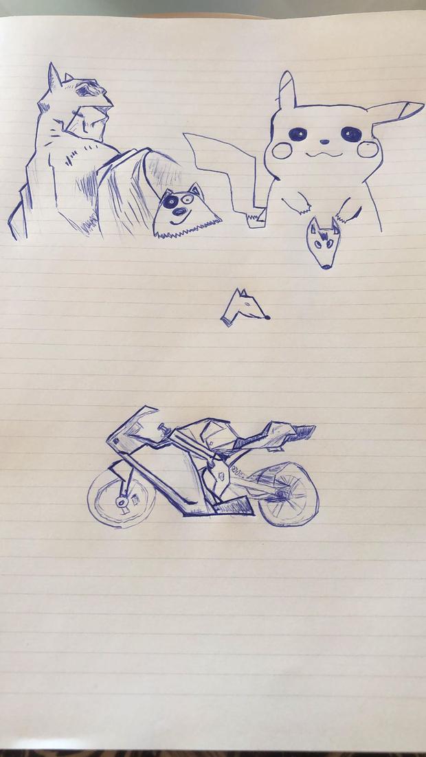 Estos son los dibujos de J Balvin. (Foto: @jbalvin)