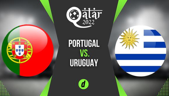 Uruguay vs. Portugal por el Mundial Qatar 2022.