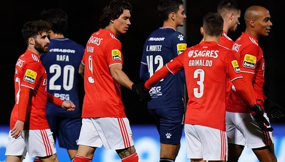 Belenenses puso a 9 jugadores ante Benfica y sufrió goleada por 7-0. (Getty)