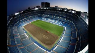 Con nuevo look: el Madrid reinstaló el césped del Bernabéu en tiempo récord [FOTOS]