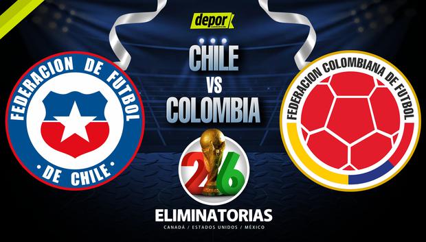 Chile vs. Colombia juegan por las Eliminatorias Sudamericanas (Foto: Depor)