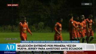 Selección peruana realizó primer entrenamiento en New Jersey pensando en amistoso con Ecuador