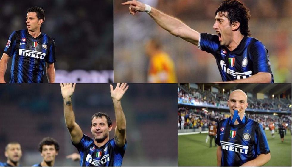 Los jugadores del Inter que hicieron historia.