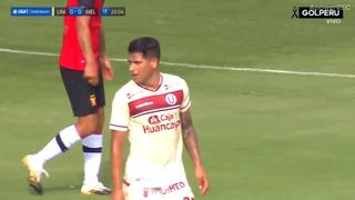 Carta de presentación: Gutiérrez estuvo cerca de marcar el primer gol del Universitario vs. Melgar [VIDEO]