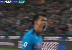 El primero de muchos: golazo del ‘Chucky’ Lozano para el 4-0 del Napoli vs. Udinese [VIDEO]