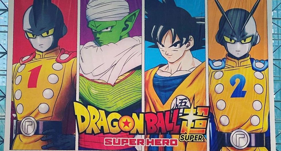 Dragon Ball Super Super Hero Introduces Two New Characters In The Official Poster Comic Con Premiere Cinema Movie 22 United States Mexico Sports Play
