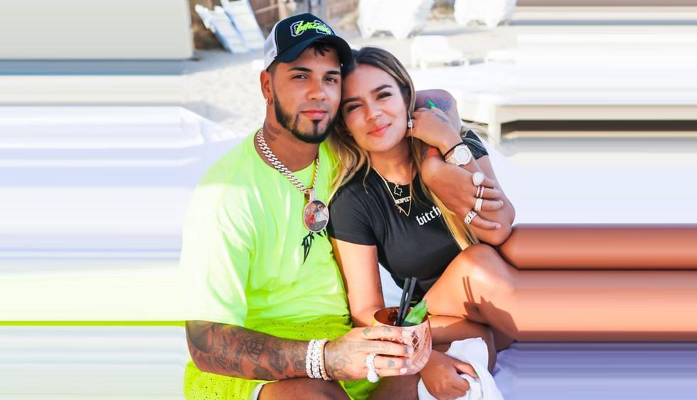 Anuel AA le preparó una romántica sorpresa a Karol G por su primer aniversario. (Foto: @karolg/anuel_2blea)