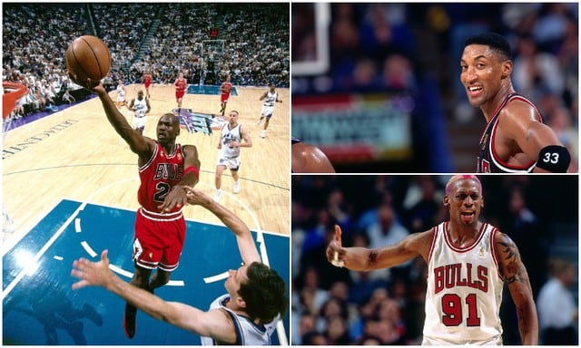 El plantel que acompañó a Michael Jordan en su última temporada en los Chicago Bulls. (Getty Images)