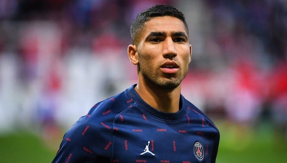 Achraf Hakimi jugó en el Real Madrid en la temporada 2017-18. (Foto: AFP)