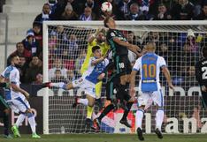 Hasta el poste jugó para el Madrid: el blooper de Llorente que pudo darle la victoria al Leganés