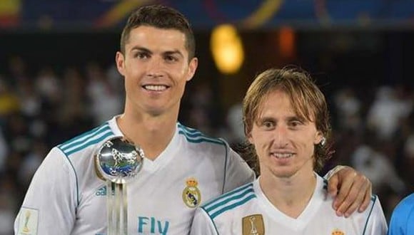 Cristiano Ronaldo y Luka Modric jugaron juntos en el Madrid desde el 2011. (Foto: EFE)