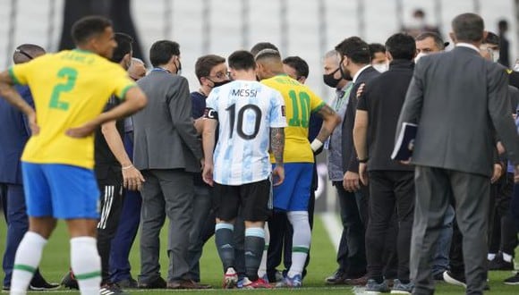 Argentina y Brasil, duelo por la fecha 6 de Eliminatorias Qatar 2022, quedó suspendido. (Foto: Getty)