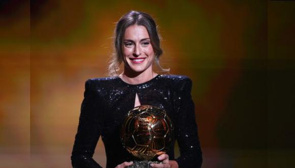 Alexia Putellas se llevó el premio a mejor futbolista del mundo. (Foto: AFP)