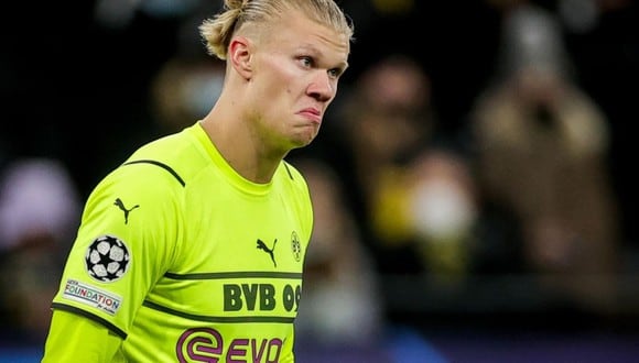 Erling Haaland llegó al Borussia Dortmund a inicios de 2020 desde el Salzburgo austriaco. (Foto: EFE)