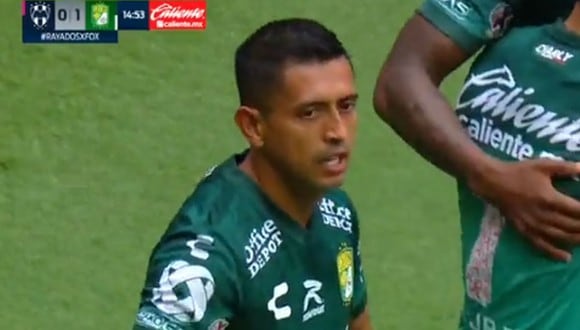 Gol de Elías Hernández para el 1-0 del Monterrey vs. León por la Liga MX 2021 (Foto: FOX Sports).