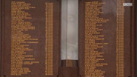 Homenaje del Liverpool a las víctimas de Hillsborough.  (Vídeo: Liverpool/Twitter)