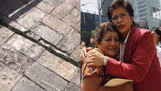 La tierra se abre en pleno terremoto en México
