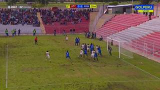 El palo se lo negó: Emiliano Ciucci estuvo cerca de marcar un buen gol para Mannucci frente a UTC [VIDEO]