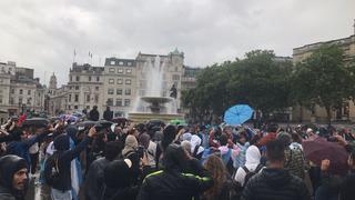 Londres se pinta albiceleste: el banderazo previo al Argentina vs Italia [VIDEO]