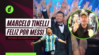 Marcelo Tinelli: “Ojalá la copa vaya para Sudamérica y sobre todo para Lionel Messi”