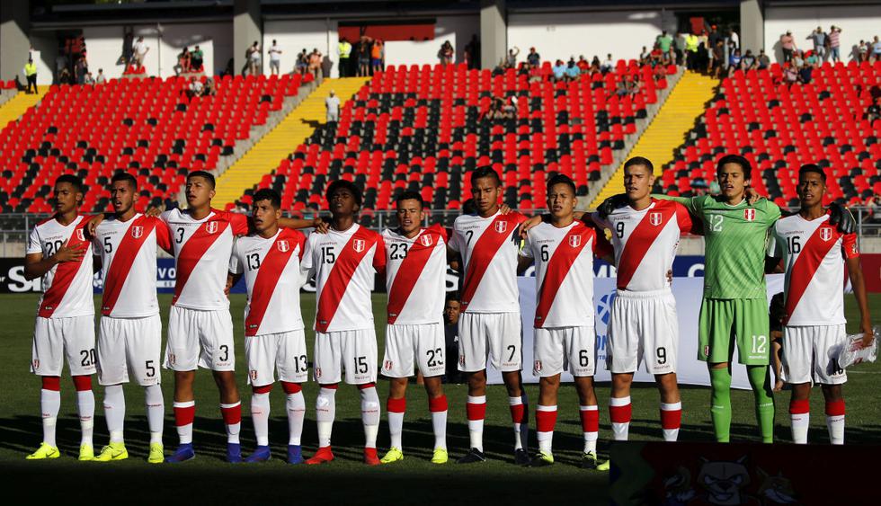 La Selección Peruana Sub 20 ganó a uruguay en la primera fecha del Sudamericano de Chile. (Photosport)
