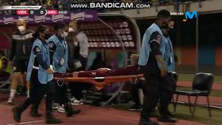 Dura baja: Sema Velázquez salió lesionado en el Argentina vs. Venezuela por Eliminatorias [VIDEO]