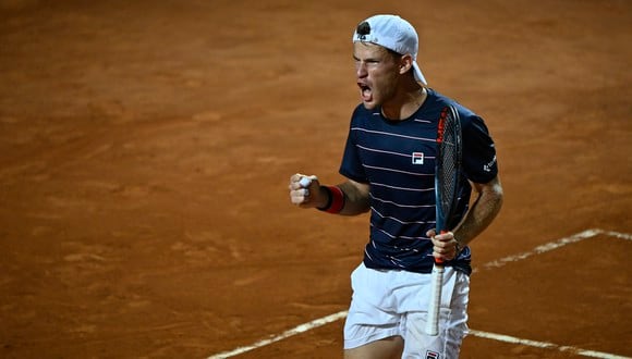 Diego Schwartzman eliminó a Rafael Nadal del Masters 1000 de Roma. (Foto: AFP)