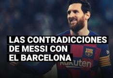 Las contradicciones de Lionel Messi sobre el Barcelona en los últimos meses