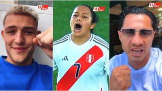 ¡Contigo, Perú! Lapadula y Sonne encabezaron saludos a Sub 20 Femenina por clasificación al hexagonal