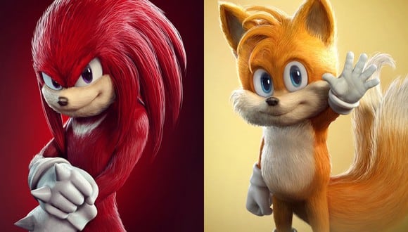 “Sonic the Hedgehog”: Tails y Knuckles se verían así en la secuela. (Foto: Paramount Pictures)
