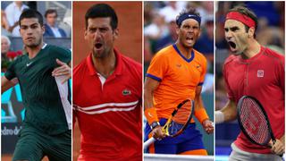 Carlos Alcaraz en pleno despegue: ¿Cómo fueron los inicios de Nadal, Djokovic y Federer?