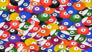 Ubica las 5 bolas negras con número 3: tienes 6 segundos para resolver el acertijo visual