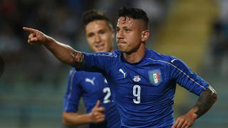 Lapadula marcó un soñado triplete en su primer partido como titular con la selección de Italia