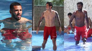 Merecido relajo en la piscina: Perú restó cargas tras los duros partidos de Copa América