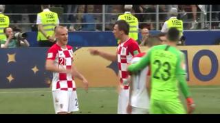 Fastidio total: la molestia de Vida con Mandzukic tras perder la final del Mundial Rusia 2018