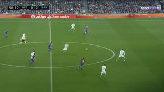 ¡Extraordinario pase de Luis Suárez! Asistencia a profundidad para un gran gol de Rakitic
