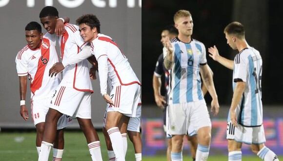 Perú vs. Argentina se miden en el Preolímpico Sub-23. (Foto: Composición)