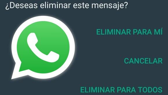 WhatsApp ampliará el tiempo en el que puedes borrar los mensajes para todos. | Foto: Composición Trome