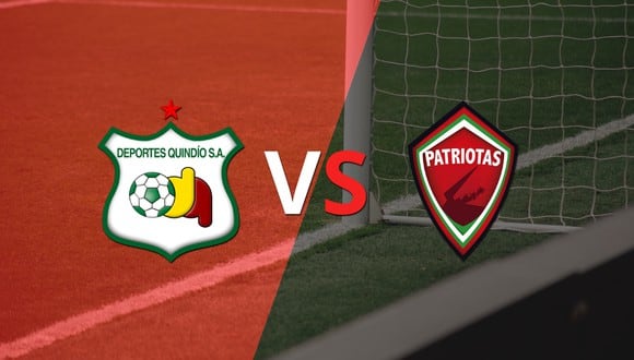 Termina el primer tiempo con una victoria para Patriotas FC vs Quindío por 2-0
