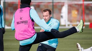 “Está perfecto”: Eriksen entrenó por primera vez con su nuevo equipo el Brentford