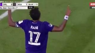 Remontada y ‘MVP': Nani marcó a los 90′ para el triunfo agónico del Orlando City ante Inter Miami [VIDEO]