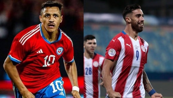 Chile y Paraguay se ven las caras por las Eliminatorias 2026. (Foto: Composición)