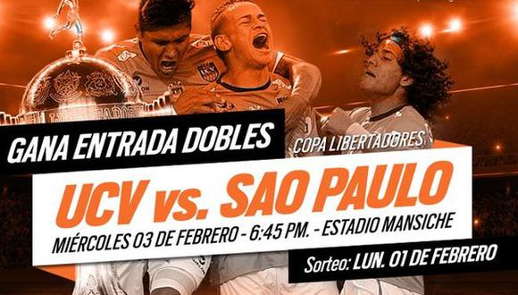 César Vallejo enfrentará hoy a Sao Paulo por la Primera Fase de la Copa Libertadores. (Depor)