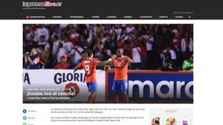Comieron ceviche: así informó la prensa de Costa Rica sobre su victoria 3-2 ante Perú [FOTOS]