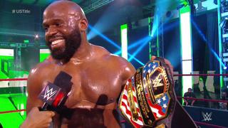 ¡Su primer título en WWE! Apollo Crews se convirtió en el nuevo campeón de los Estados Unidos [VIDEO]