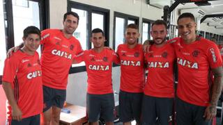 Miguel Trauco y Paolo Guerrero: mira su primera foto juntos en Flamengo