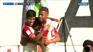 Gran conexión con Succar: el gol de Piero Quispe para el 1-0 de Universitario vs. Sport Huancayo [VIDEO]