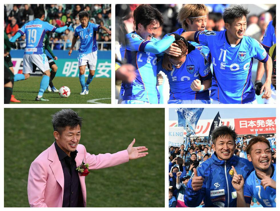 Kazuyoshi Miura es el jugador más veterano del fútbol