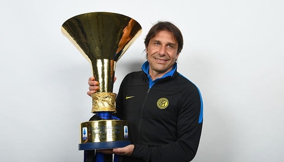 Antonio Conte dejó el Inter de Milán como campeón de la Serie A de Italia. (Getty)