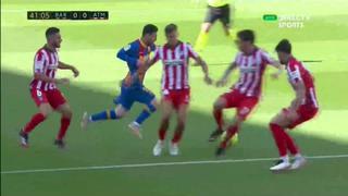 Si hacía el gol, ganaba el ‘Puskas’: Messi enloqueció a cinco del ‘Aleti’ con espectacular jugada [VIDEO]